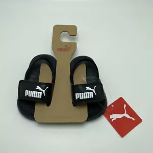 NEW! Boy’s/Kid’s Puma Popcat Slip On Backstrap Sandals Size 5C W/Tags - Picture 1 of 5