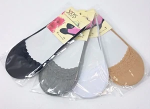 4 Pairs of Women's Fashion Liner Socks, One Size - Picture 1 of 2