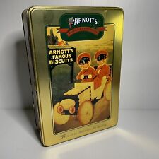 Arnott's Famous Biscuit Limited Edition Tin Year 2002 Gold Collectable Arnott