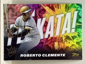 2025 Topps Serie 1 Roberto Clemente Carkata! SSP PLAK-24 Piratas de Pittsburgh - Imagen 1 de 6