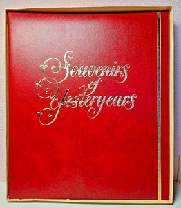 Hallmark Album Sammelalbum Souvenirs of Yesteryears rot Vintage - Bild 1 von 5