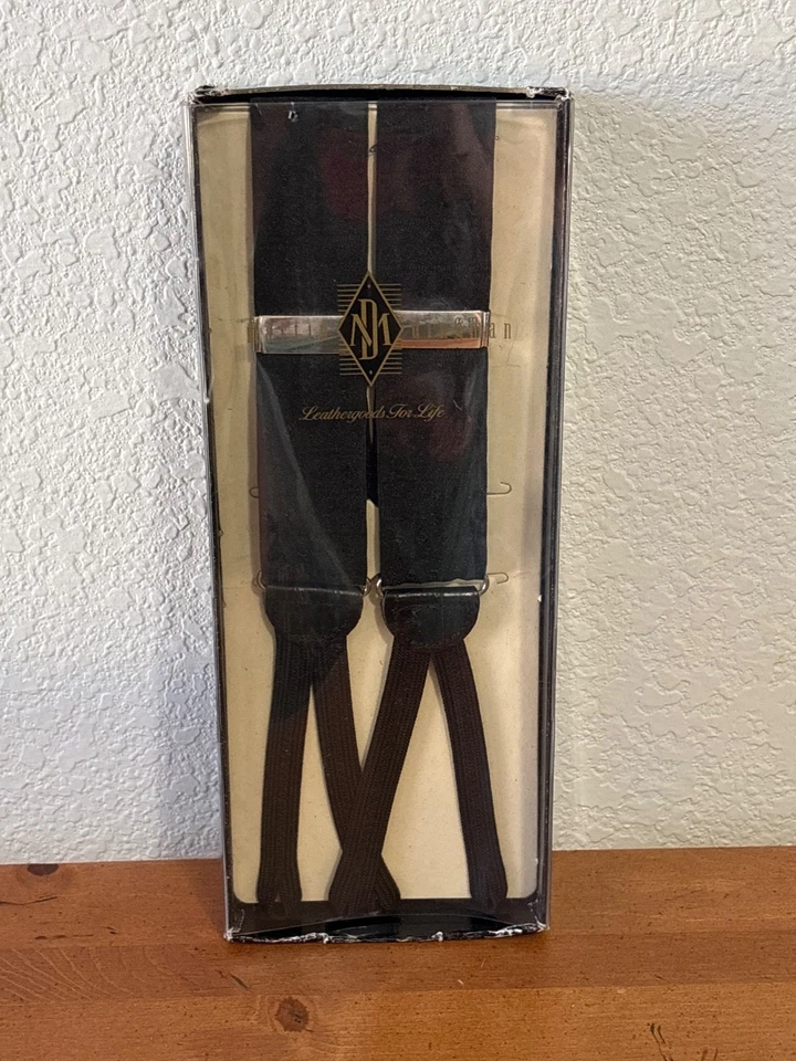 Tirantes de tela de cuero vintage Martin Dingman nuevos Foto 1 de 4