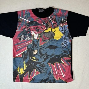 Camiseta AOP MULTICOLOR VINTAGE AÑOS 90 Juvenil Pequeña DC Comics Batman Robin - Imagen 1 de 9