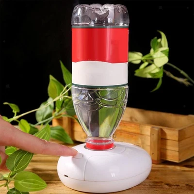 Water Bottle Humidifier Air Purifier LED Night Light Travel USB Mute Mist for - Image 1 of 3