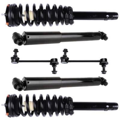 For 2010-2012 Ford Fusion Front Complete Struts & Rear Shocks & Sway Bar Links - Image 1 of 4