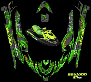 SEADOO GTI 155 JETSKI GRAPHICS, STICKERS, DECALS - Foto 1 di 4