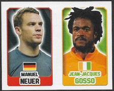 TOPPS - ENGLAND - WORLD CUP - BRAZIL - 2014 - No 149 - GOSSO & No 299 - NEUER   