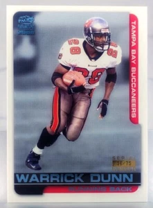 Warrick Dunn Buccaneers 2000 Paramount Platinum Blue Super Rare SSP /75 🔥 - Picture 1 of 1