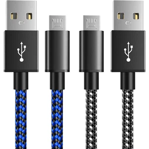 6Amlifestyle PS4 Controller Charger Charging Cable, 2 Pack 10Ft Extra Long Micro - Picture 1 of 12