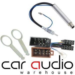 Seat Leon 2000-2005 Car Radio Stereo ISO Wiring Harness Amplified Aerial & Keys - Picture 1 of 1
