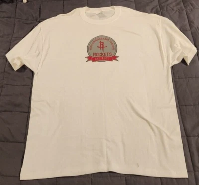 Houston Rockets 1967-2007 NBA 40th Seasons Aniversario Camiseta TALLA XL 2007 Foto 1 de 3
