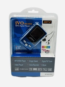 New Mp4 Digital Player By IVO Mp3 WMA Video FM Tuner Voice Recorder E-Book 512MB - Picture 1 of 12