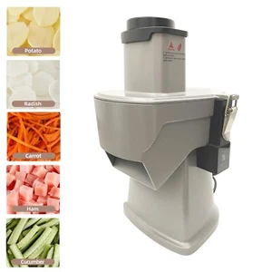 Commercial Food Processor Vegetable Fruit Cutting Shredding Slicing Machine 110V - Picture 1 of 17