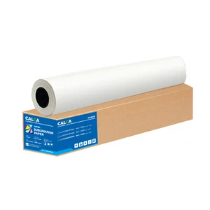 US Stock 15 Rolls CALCA 81gsm 64in x328ft Textile Dye Sublimation Paper 3in Core - Picture 1 of 5