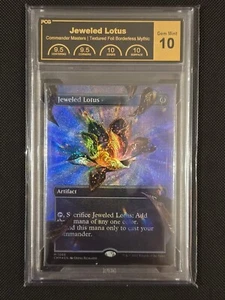 Textured Foil - Jeweled Lotus Frame Break Commander Masters MTG Magic Graded 10 - Picture 1 of 1