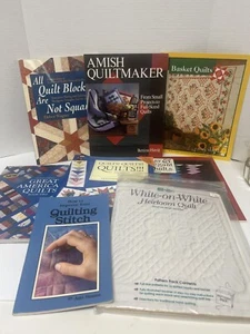 Lot of 7 Quilting books + Quilt Pattern - Picture 1 of 10
