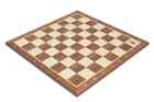 Walnut & Maple Wooden Chess Board - 2.0" With Notation & Logo