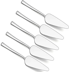 5 Stück Tortenheber Set Kuchenheber Edelstahl Tortenschaufel Tortenmesser Kuchen - Bild 1 von 10