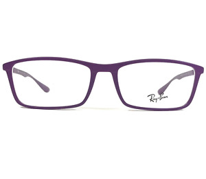 Ray-Ban Eyeglasses Frames RB7048-F 5443 Matte Purple Silver Asian Fit 56-17-145