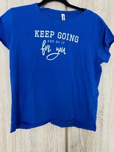 Page One blaues T-Shirt sportlich, Größe M - Bild 1 von 4