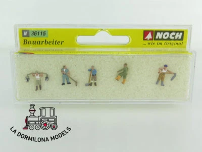 ED 36115 NOCH ESCALA N DIFERENTES PERSONAJES OBREROS DE CONSTRUCCION - NUEVO(c62 - Imagen 1 de 4