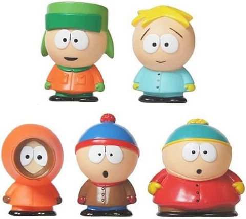 South Park Figures Toys 5-Piece Set of Cartoon Characters Eric Cartman, Stan Mar Cover