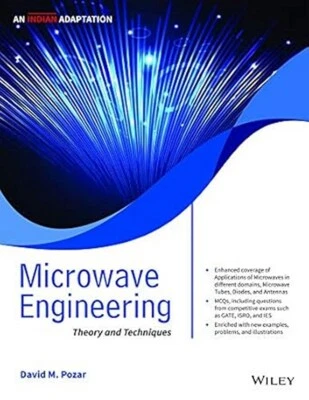 New.Microwave Engineering by David M. Pozar 4th INTL ED 9789388991087 - Image 1 of 3
