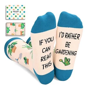 Funny Gardening Gifts For Women Gardening Socks Plant Lover Gifts Garden Gift... - Picture 1 of 5