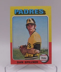 1975 Topps Mini Baseball Card #222 Dan Spillner - Picture 1 of 2