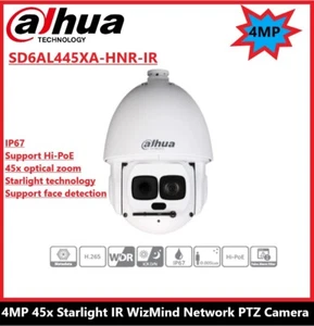 4MP 45x Starlight IR PTZ IP Kamera WizMind Hi-PoE IP67 SD6AL445XA-HNR-IR - Bild 1 von 2