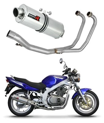 GS 500F 2004 - 2014 Sistema de escape Silenciador OV DOMINATOR Foto 1 de 4