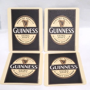 Posavasos Guinness Extra Stout 4,5" x 3,5" de colección mercancía oficial - Imagen 1 de 3