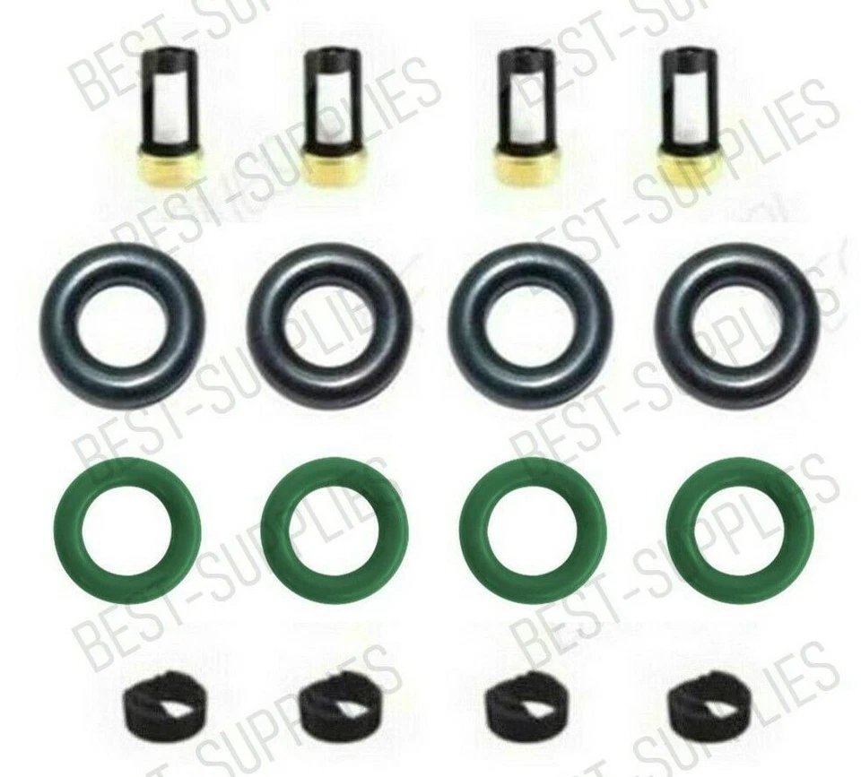 燃油喷射器维修套件适用于 2005 - 2019 年日产 Frontier 2.5L orings 过滤器盖 — 第 1/4 张图片