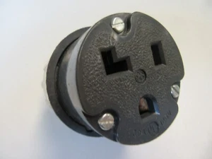 GE GED0533 Dyna-Mate II Straight Blade Connector 30 Amps 125 Volts NEW - Picture 1 of 3