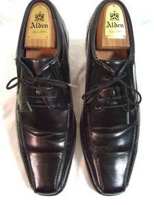 Blucher de puntera de bicicleta negra ultra resbaladiza Kenneth Cole Reaction para hombre talla 9,5 M f318 - Imagen 1 de 12