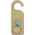 'Diamond Wedding Ring' 200mm x 72mm Door Hanger / Sign (DH00020944)