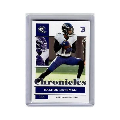 Rashod Bateman Rookie 2021 Panini Chronicles #8 Baltimore Ravens NM - Image 1 of 3