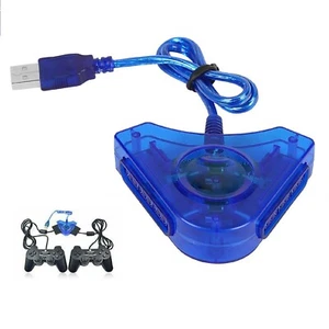 USB Game Controller Adapter Port Controllers to PC USB Adaptor For  PSX PS1 PS2 - Picture 1 of 6