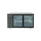 Atosa Usa Sbb59ggraus2 57" Two Section Back Bar Cooler With Glass Door, 15.0 ...