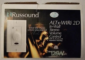 Russound ALTx-WIRi 2D In Wall Stereo Lautstärkeregler weiß NEU  - Bild 1 von 4