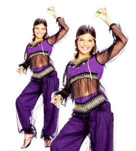 Mädchen Jasmin Harem arabische Prinzessin Kostüm Buch Woche Nacht Tag - Bild 1 von 2