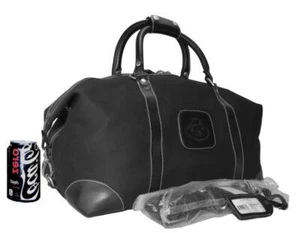 $1495 NWT Ghurka No. 96 CAVALIER I Black Twill Duffle Gym/Cabin Mercier 396 Bag - Picture 1 of 19