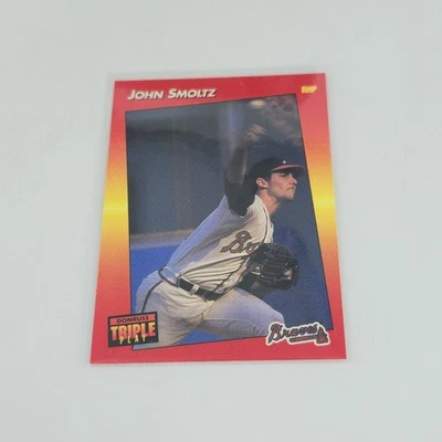 1992 Donruss Triple Play #172 John Smoltz Atlanta Braves - Image 1 of 2