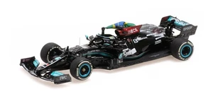 1:43 MINICHAMPS Mercedes W12 Lewis Hamilton Brazilian F1 Gp 2021 410212044 Model - Bild 1 von 2