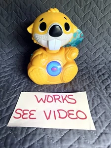 Fisher Price Linkimals Boppin' Beaver Internactive Learning Toy Lights Music - Picture 1 of 7