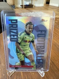 2024 TOPPS FINEST MLS EMIL FORSBERG NEW YORK RED BULLS PRECIADOS FUTBOLISTAS PF-8 - Imagen 1 de 2