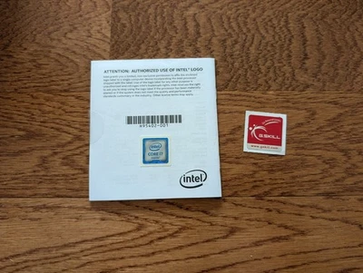G.Skill / Intel Core i7 Stickers - Image 1 of 2