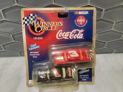 Vintage Winner's Circle Dale Earnhardt Sr & Jr 1957 Coca-Cola Chevrolet Cars - Image 1 of 3