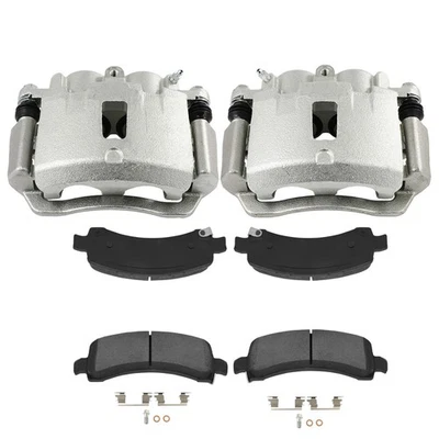 Rear Pair For CHEVROLET EXPRESS GMC SAVANA 2500 3500 Brake Calipers Ceramic Pads - Image 1 of 4
