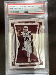 Dak Prescott 2023 National Treasures #21 rojo/99 - Imagen 1 de 2